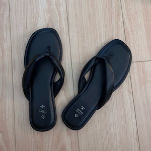 Call It Spring Vegan Leather Flip Flops